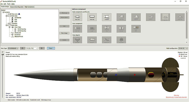 Curious George Rocket Design